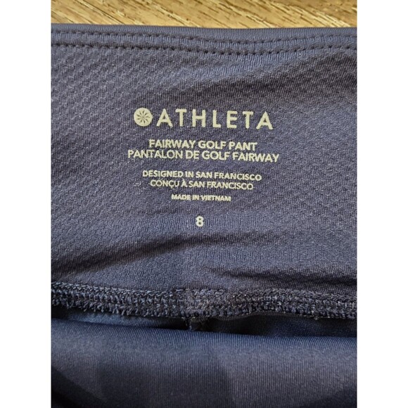 Athleta Women’s Navy Blue Fairway Golf Pant Size 8 - Picture 3 of 7